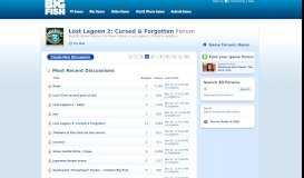 
							         Lost Lagoon 2: Cursed & Forgotten - Big Fish Games Forums								  
							    
