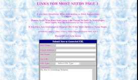 
							         LOTS OF LINKS AND ADD YOUR'S TO PAGE 1								  
							    