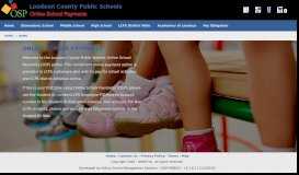 
							         Loudoun County Public Schools - Online School Payments								  
							    