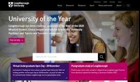 
							         Loughborough University: University of the Year								  
							    