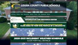 
							         Louisa County Public Schools: LCPS Home								  
							    