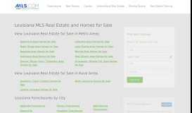 
							         Louisiana MLS - Louisiana Real Estate Property Listings								  
							    