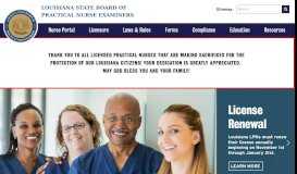 
							         Louisiana State Board of Practical Nurse Examiners								  
							    