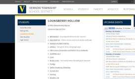 
							         Lounsberry Hollow - Vernon Township School District								  
							    