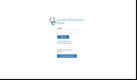 
							         Lourdes Orthopedics Patient Portal - medentmobile.com								  
							    