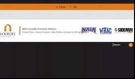 
							         Lourdes University Athletics - Official Athletics Website								  
							    