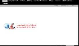 
							         Loveland High School / Homepage - Thompson School District								  
							    