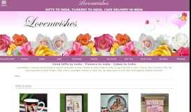 
							         Lovenwishes: Send Gifts to India, Online Flowers Cake Delivery India								  
							    