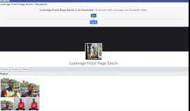 
							         Loverage Front-Page Elorm | Facebook								  
							    