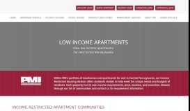 
							         Low Income Housing - Central PA | Property Management, Inc.								  
							    