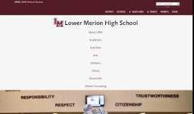 
							         Lower Merion High School - Lower Merion School District								  
							    