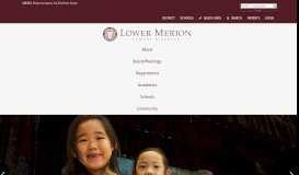
							         Lower Merion School District: Home								  
							    