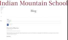 
							         Lower School Announces Theme! - Indian Mountain School								  
							    