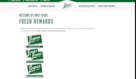 
							         Lowes Foods Rewards : Good for You								  
							    