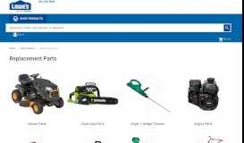 
							         Lowes Outdoor Parts Portal by OrderTree Replacement Parts - Shop ...								  
							    