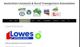
							         Lowes Petroleum | ALRTA								  
							    