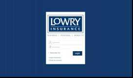 
							         Lowry Insurance								  
							    