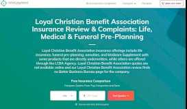 
							         Loyal Christian Benefit Association (LCBA) Review & Complaints | Life								  
							    