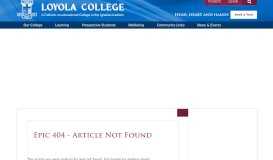 
							         Loyola College Parent Portal Quick Tour								  
							    
