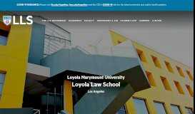 
							         Loyola Law School								  
							    