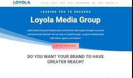 
							         Loyola Media Group | Lead Gen Portal								  
							    