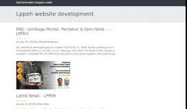 
							         Lppeh website development								  
							    
