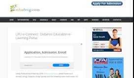 
							         LPU e-Connect : Distance Education e-Learning Portal - MBA Frog								  
							    