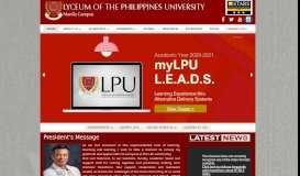 
							         LPU Manila Campus - Lyceum of the Philippines University								  
							    