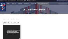 
							         LRD E-Services Portal - Technical Advanced Training								  
							    