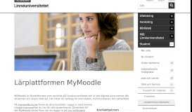 
							         Lärplattformen MyMoodle | Lnu.se								  
							    