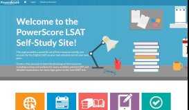 
							         LSAT Self-Study | PowerScore								  
							    