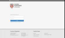 
							         LSBU Access Management Login - My LSBU - London South Bank ...								  
							    