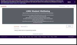 
							         LSBU Student Wellbeing Events | Eventbrite								  
							    