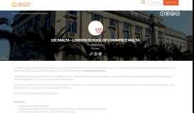 
							         LSC Malta - London School of Commerce Malta - APPLY FOR FREE								  
							    