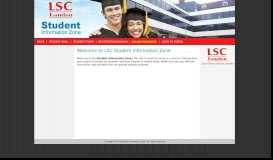 
							         LSC Student Information Zone								  
							    