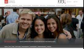 
							         LSE Summer School								  
							    