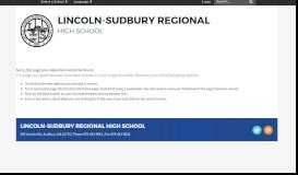 
							         LSRHS | LS Aspen Family Portal - Sudbury								  
							    