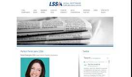 
							         LSSA – Legal Software Suppliers Association | Perfect Portal joins ...								  
							    