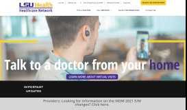 
							         LSU Healthcare Network | New Orleans Specialty & Primary Care Center								  
							    