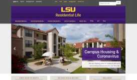 
							         LSU Residential Life - Louisiana State University								  
							    