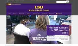 
							         LSU Student Health Center - Louisiana State University								  
							    