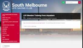 
							         LSV Member Training From Anywhere - South Melbourne Life ...								  
							    