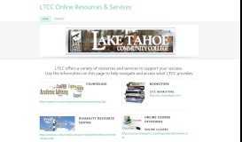 
							         LTCC Online Resources & Services - Home								  
							    