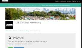 
							         LTF Chicago Marketing | Life Time Fitness - All Events								  
							    