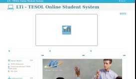 
							         LTi - TESOL Online Student System								  
							    