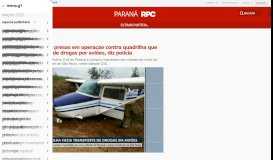
							         Últimas Notícias do Paraná - Plantão - G1								  
							    