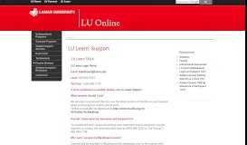 
							         LU Learn: Support - Lamar University								  
							    
