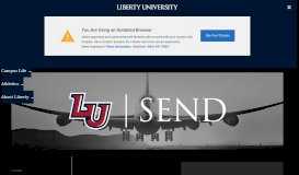 
							         LU Send | Liberty University								  
							    