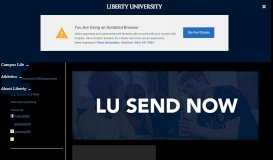 
							         LU Send NOW | LU Send | Liberty University								  
							    