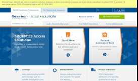 
							         LUCENTIS Access Solutions | LUCENTIS® (ranibizumab injection)								  
							    